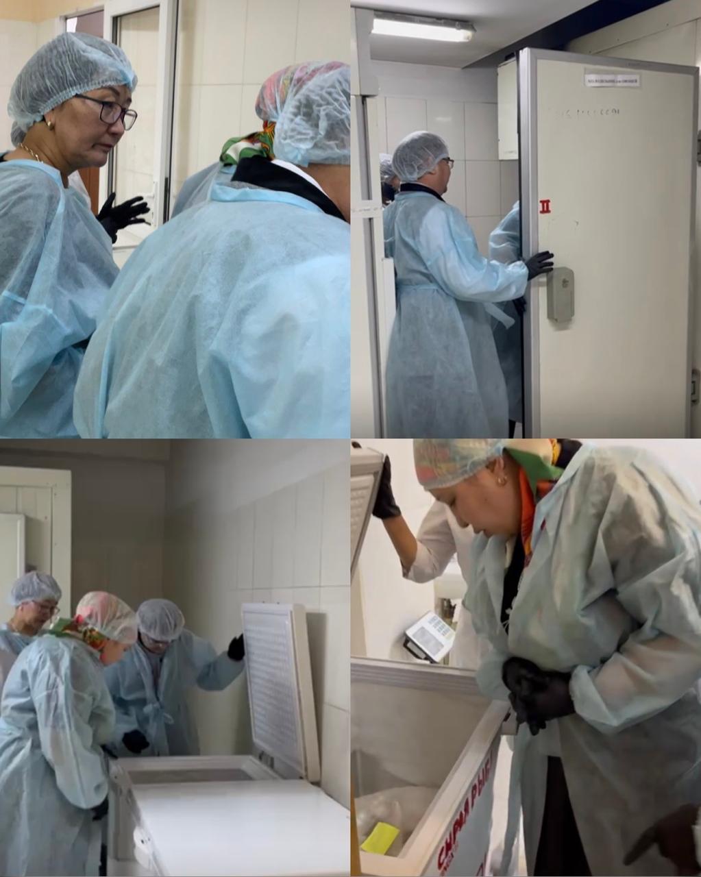 Лицей асханасындағы құс етін қамтитын өнімдердің сапасын тексеру бойынша мониторинг жүргізу комиссиясы бақылау