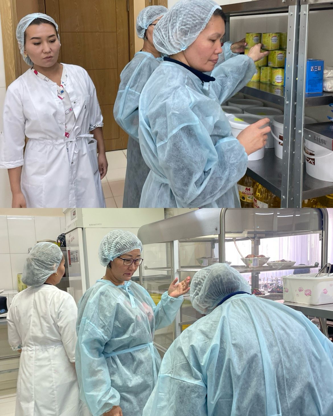 Лицейдің тамақтану сапасына мониторинг жүргізу комиссиясы бақылау