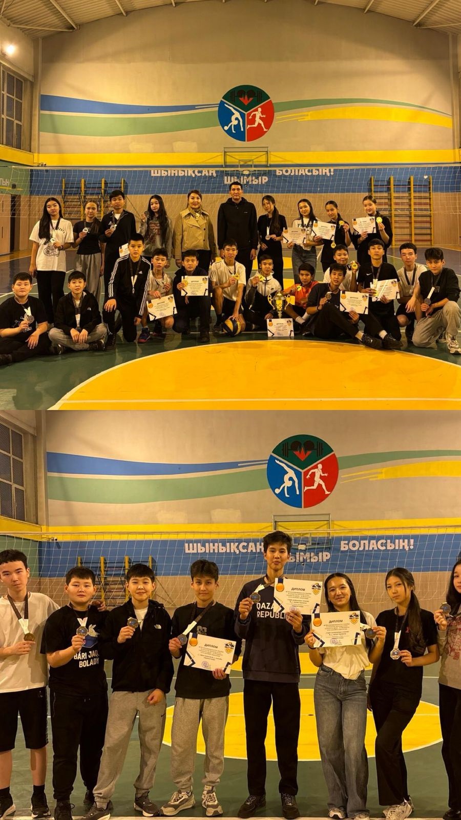 8-сыныптар арасындағы волейбол турнирі – жарқын жеңістер күні!
