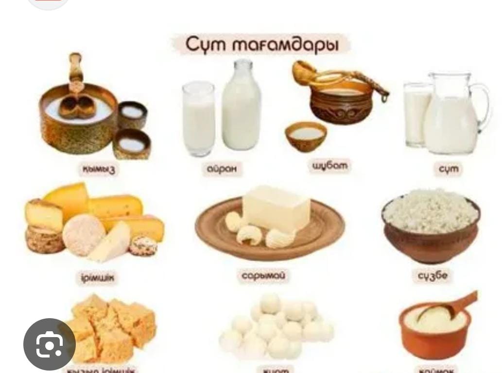 "Сүт тағамдарының адам ағзасына пайдасы"
