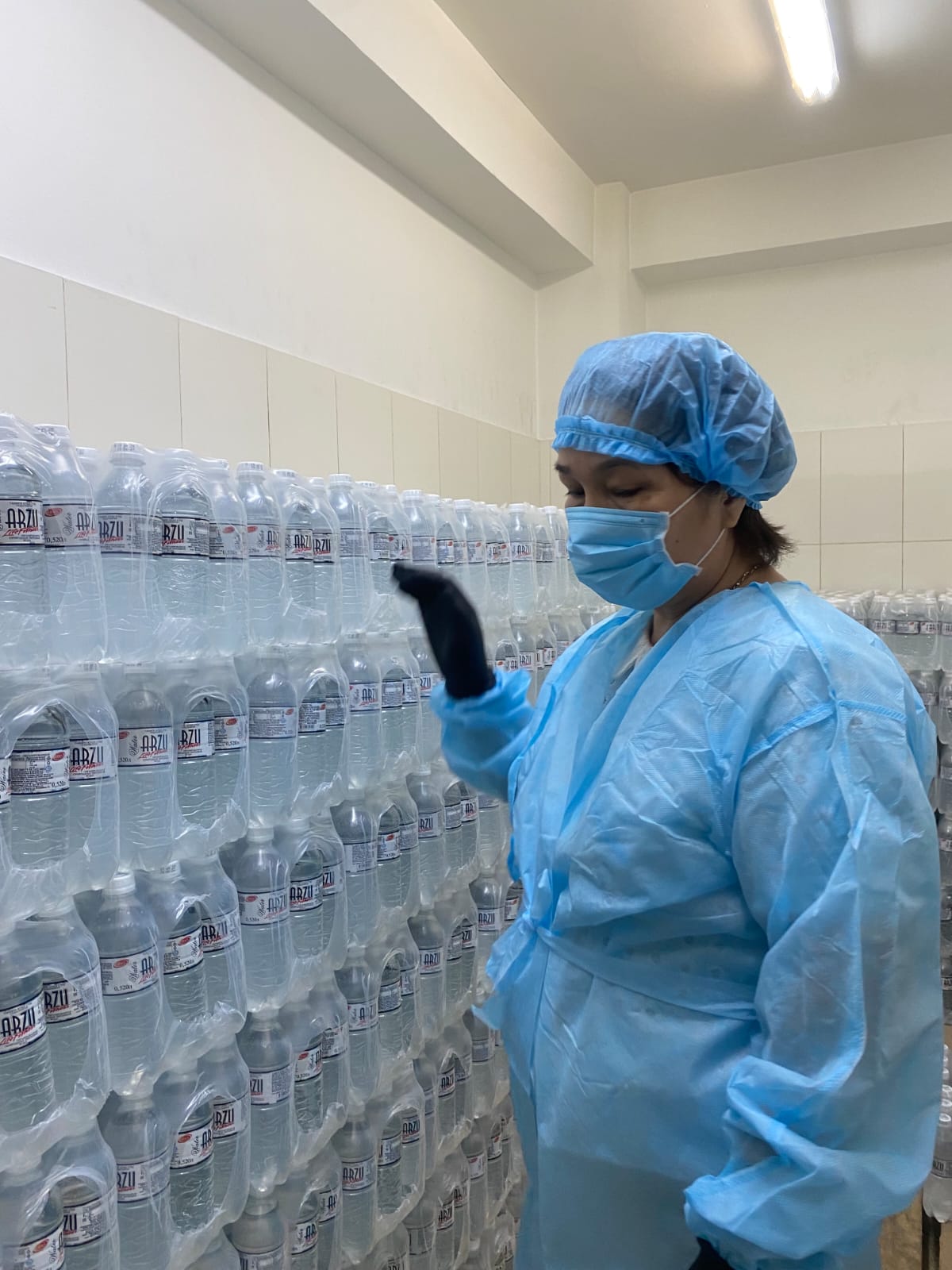 Лицейдің тамақтану сапасына мониторинг жүргізу комиссиясы бақылау